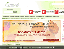 Tablet Screenshot of profesjonalne-kosmetyki.pl